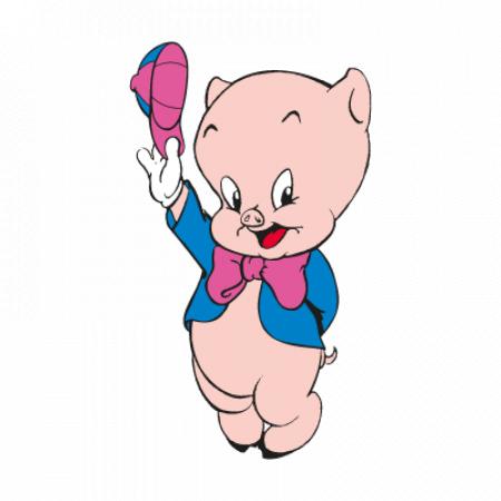 Porky Pig Vector Logo