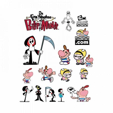 The Grim Adventures Of Billy & Mandy Vector Logo